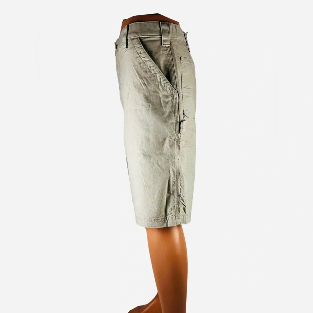 Carhartt Mens 40 X 10 Shorts Original Fit 100% Cotton B147 Tan Work Flat EUC
